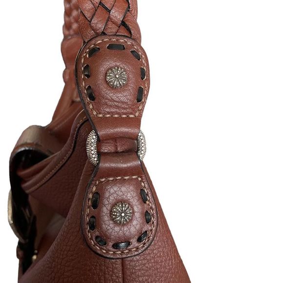 Brighton ~ Brown Leather Hobo Handbag ~ great preloved condition - Picture 5 of 16